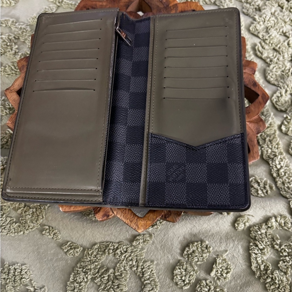 Louis Vuitton Damien Graphite Brazza Wallet (often called the Brazza Wallet) - Picture 11 of 12
